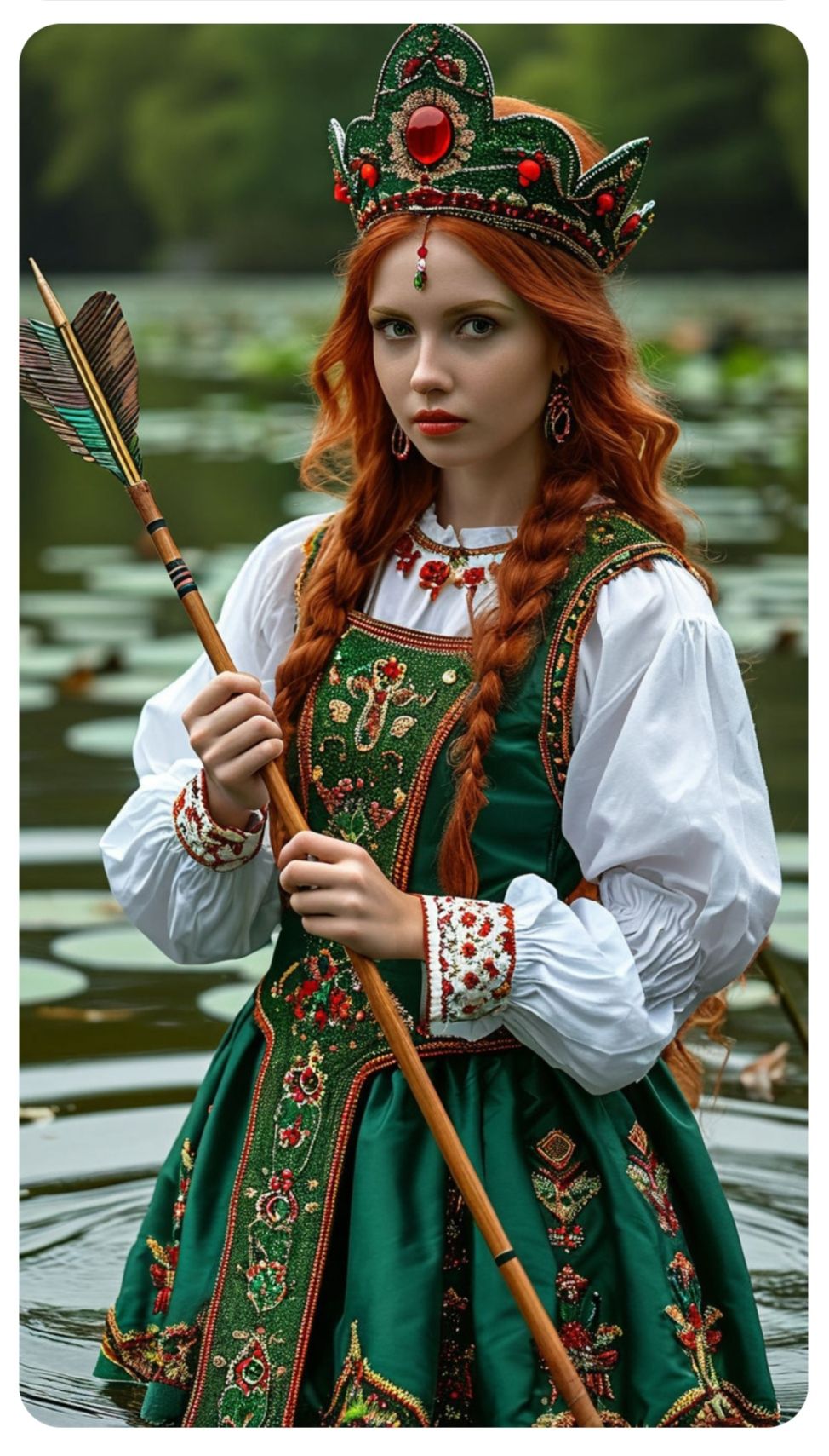 Nude girl Girls in Slavic costumes in Piura